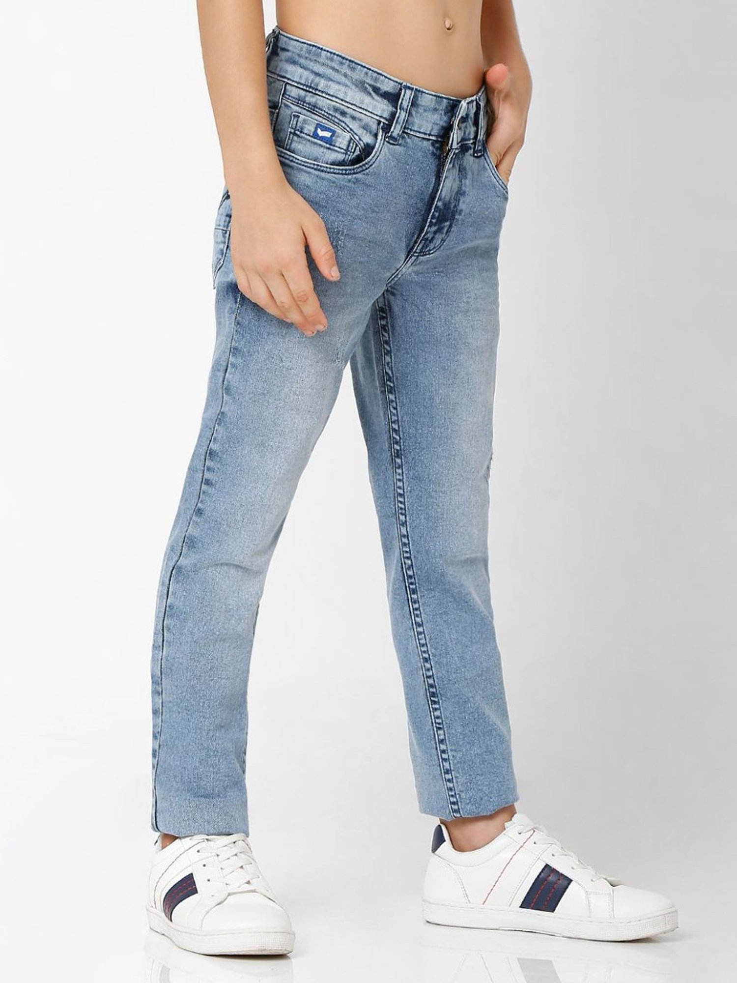 Gas Boys Blue Distressed Jeans