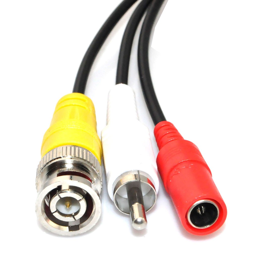 iKGOL 98ft 30M Video Audio 12V Power DVR Security CCTV Camera RCA BNC Cable Cord Lead