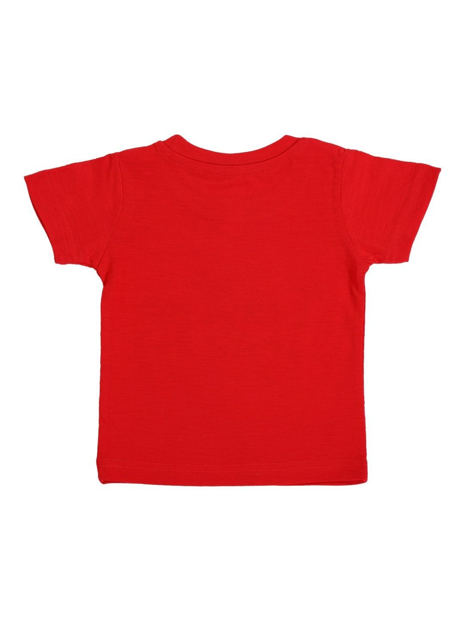 Bodycare Kids Red Printed T-Shirt