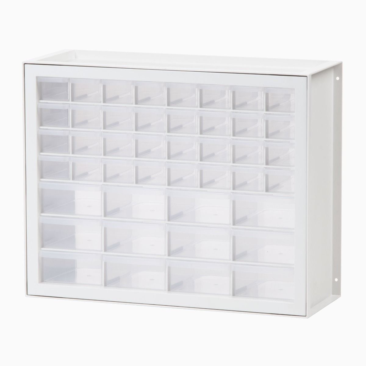 IRIS 44 Drawer Parts Cabinet, 1 Pack, White