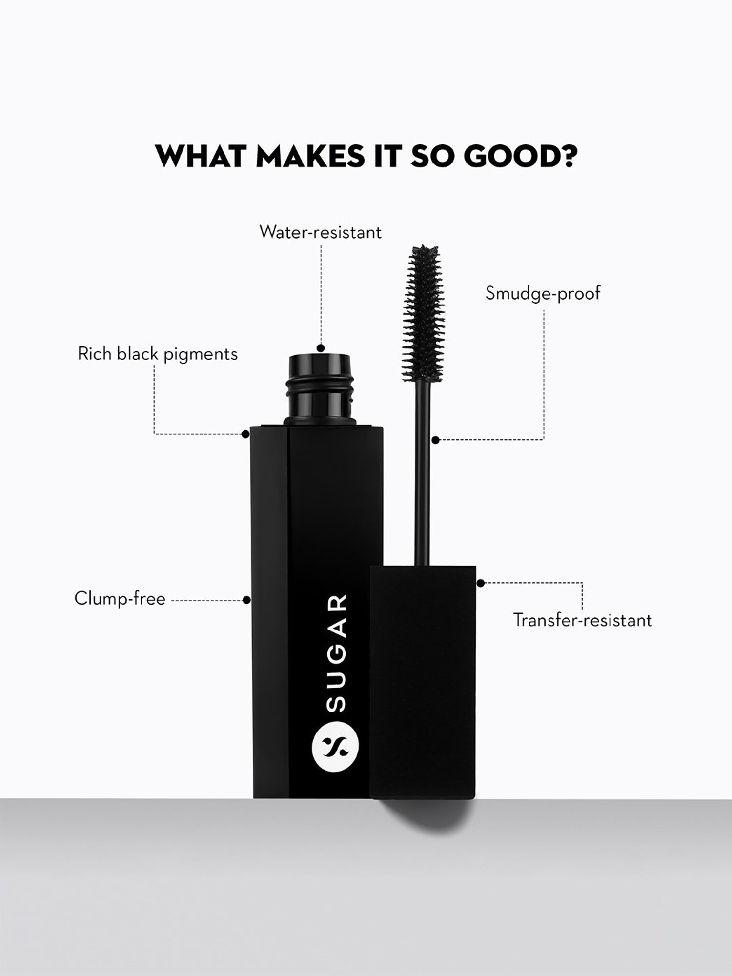 SUGAR Cosmetics Blacklash Volumizing Mascara 01 Black Up - 6.5 gm