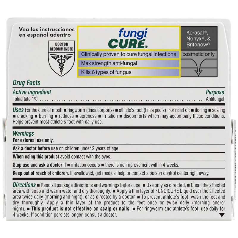 FungiCure Max Strength Anti-Fungal Liquid - 1 fl oz