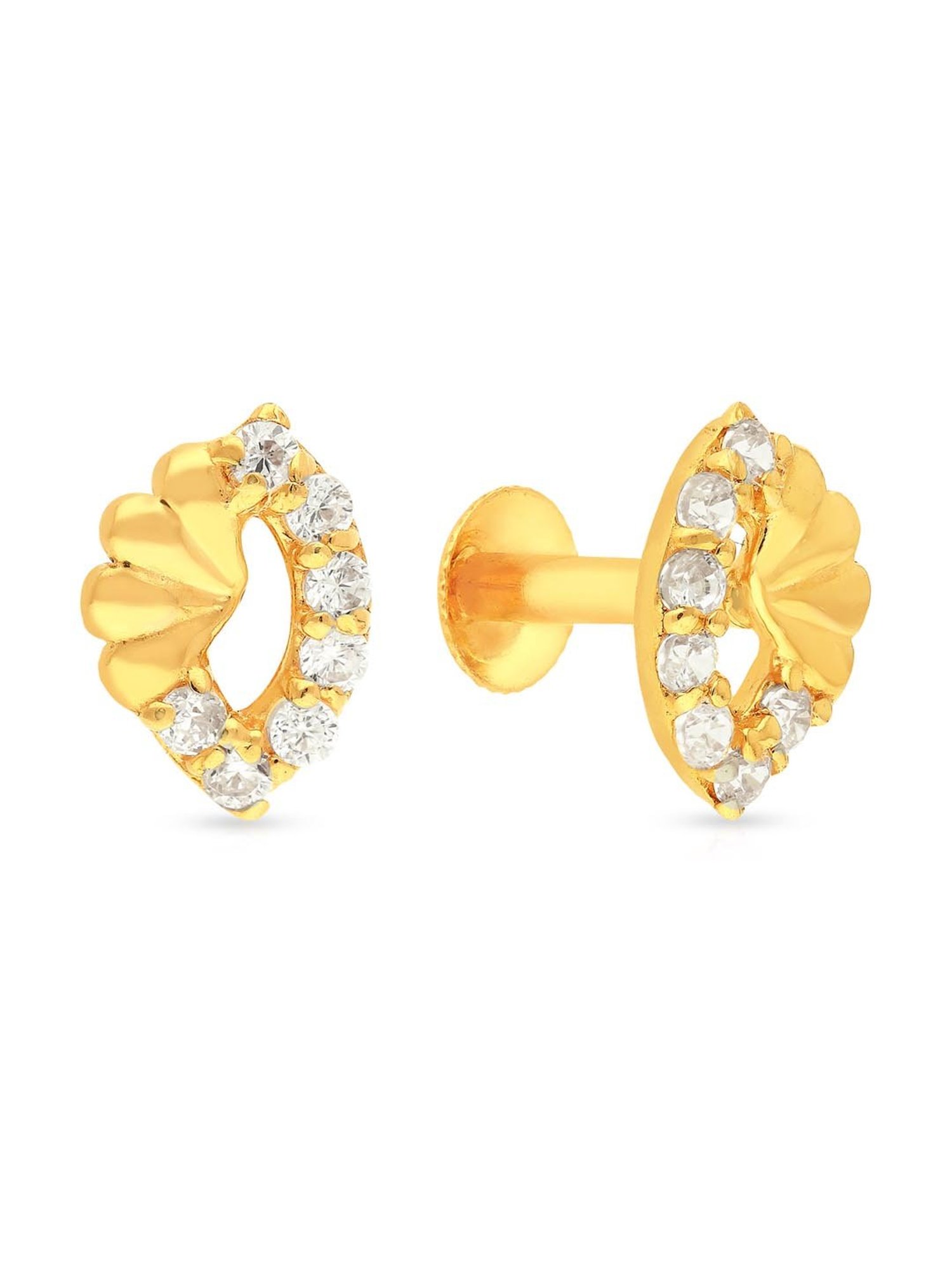 CKC Opulent Multi-Tiered Gold Jhumka Eardrops