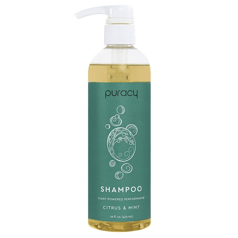 Puracy Citrus & Mint Sulfate-Free Natural Daily Shampoo - 16 fl oz
