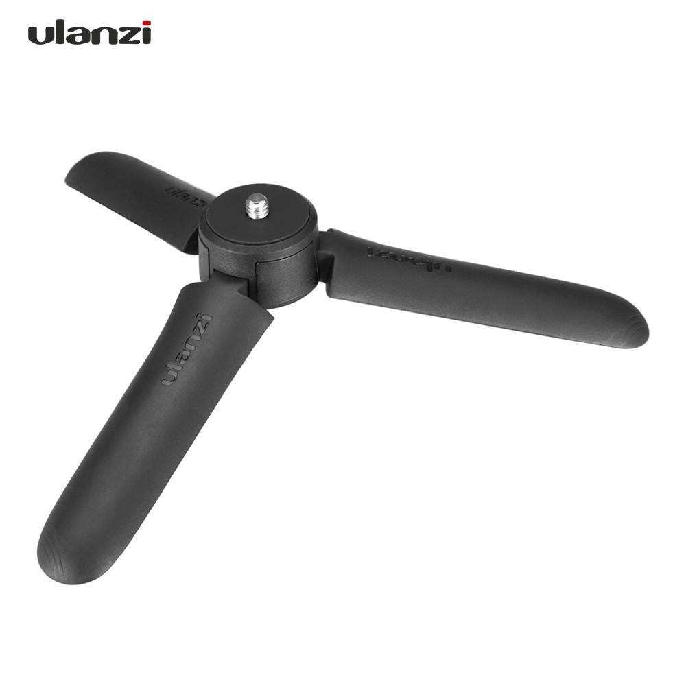 Ulanzi MT-10 Mini Tripod Handheld Monopod Max Loading 2.5KG with 1/4 Inch Screw Mount for Cell Phone ILDC DSLR Action Camera Compatible with DJI OSMO Mobile 3 Stabilizer