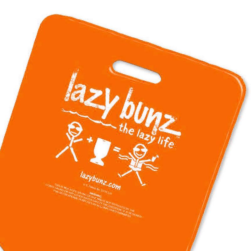 TRC Recreation 36" Long Adult/Child High Quality Reliable Lazy Bunz Comfortable Saddle Foam Water Resistant Floater, Orange