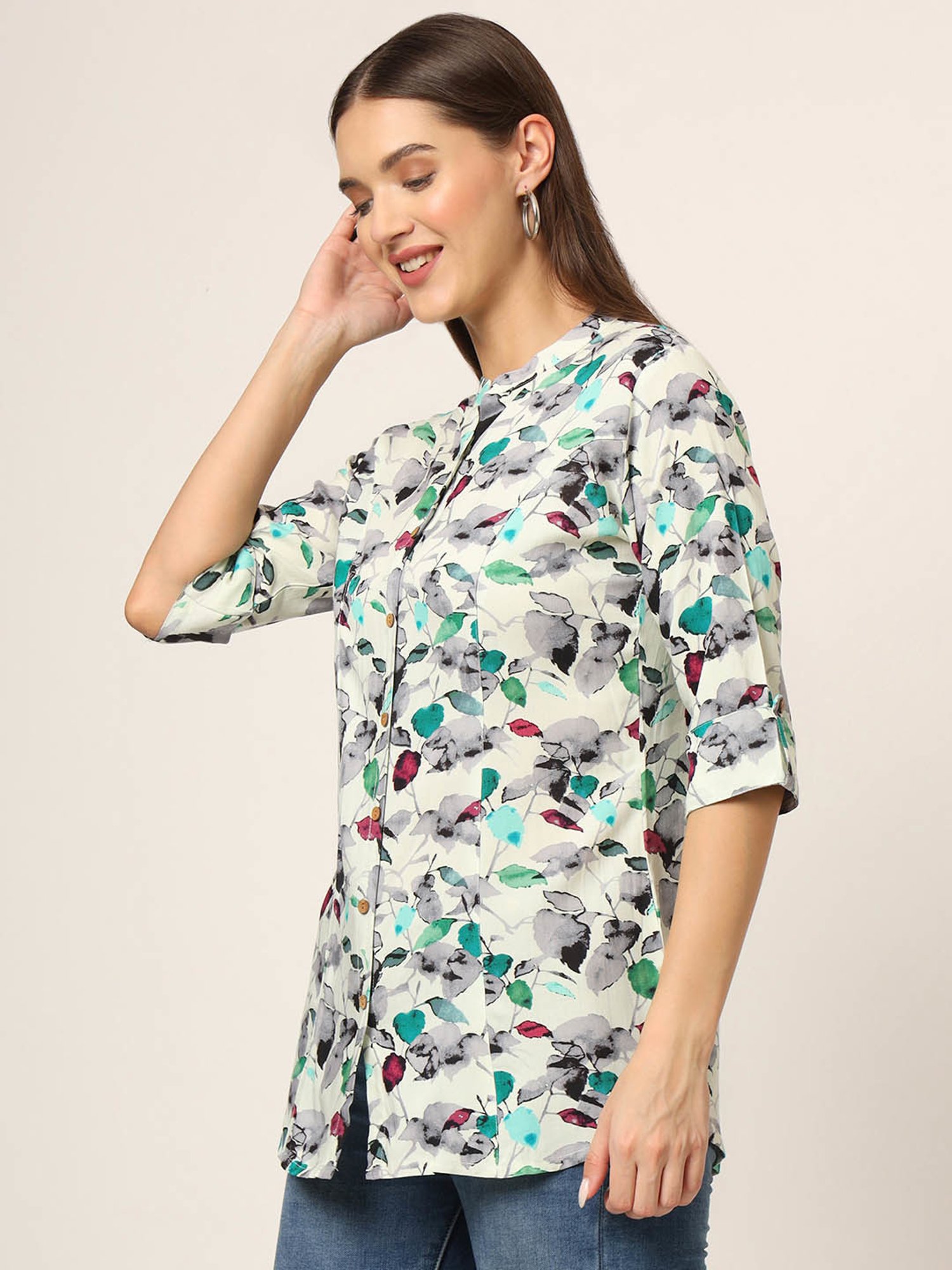 Divena Multicolor Printed Top