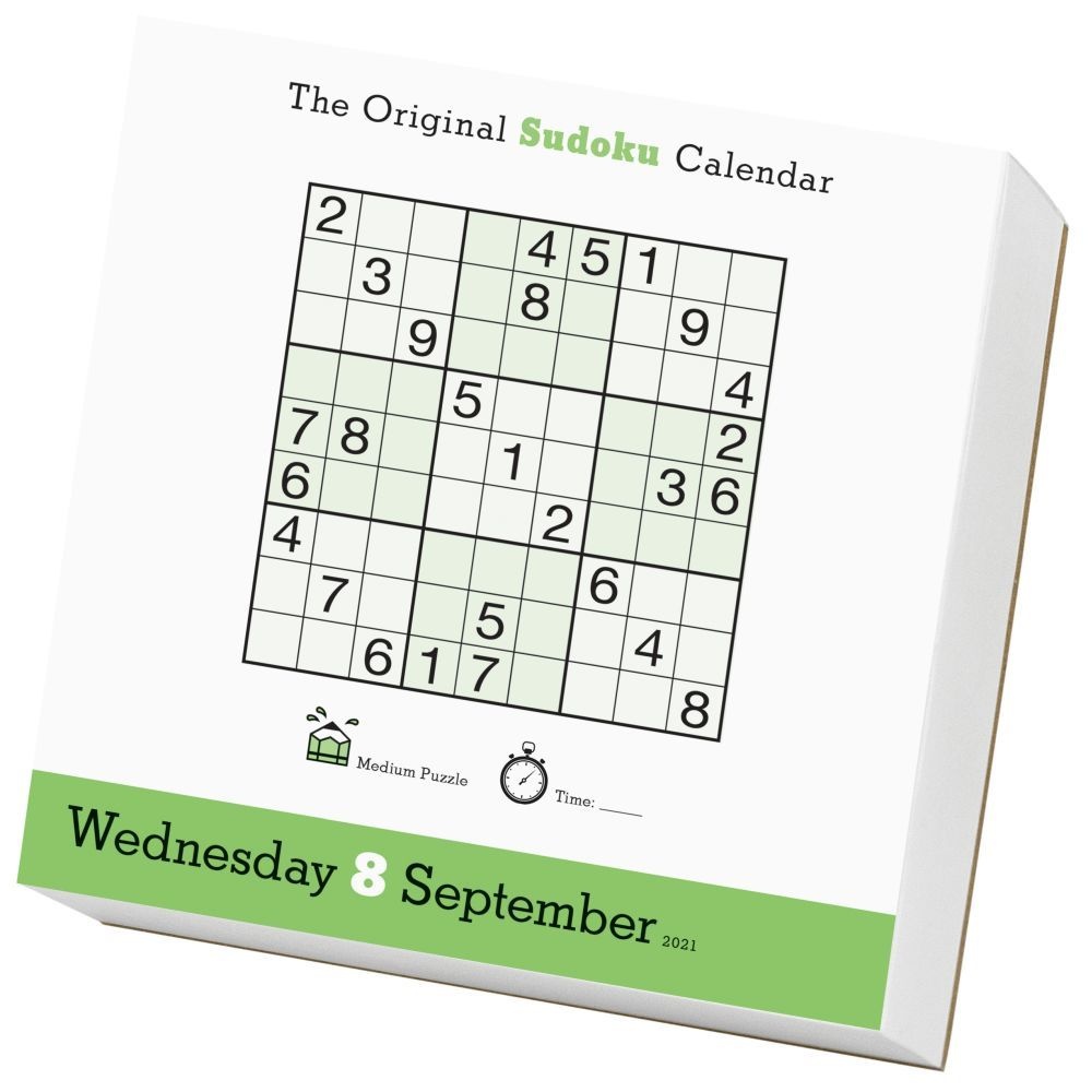 Original Sudoku Page-A-Day Calendar 2021