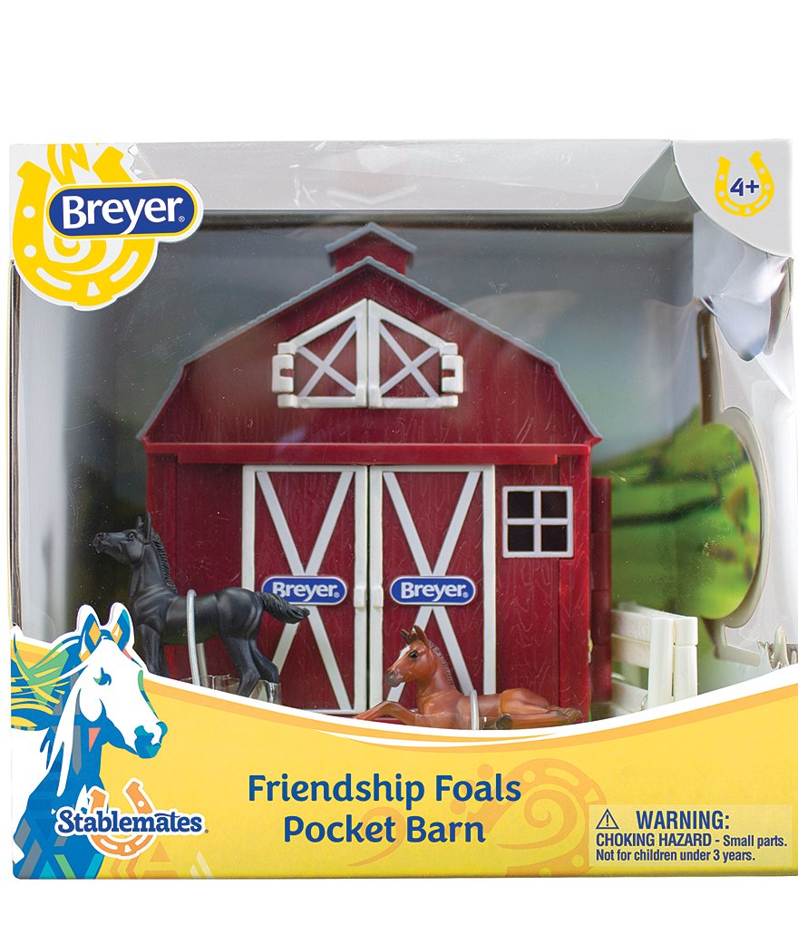 Breyer Friendship Foals Pocket Barn