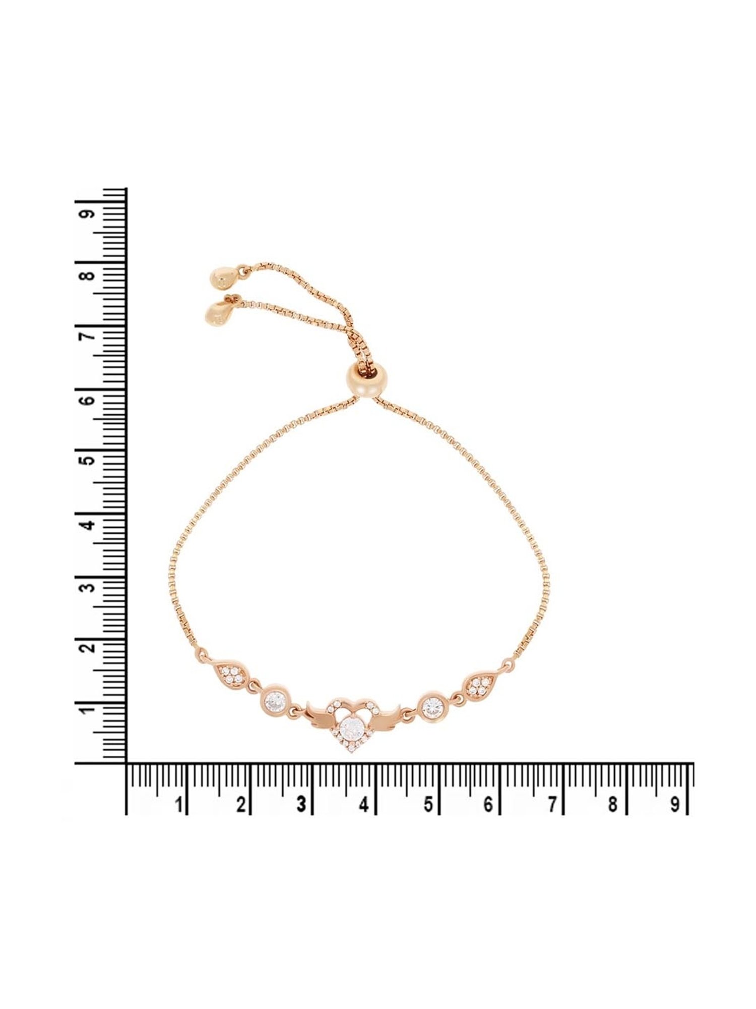 Clara Enzo 92.5 Sterling Silver Swarovski Zirconia Bracelet