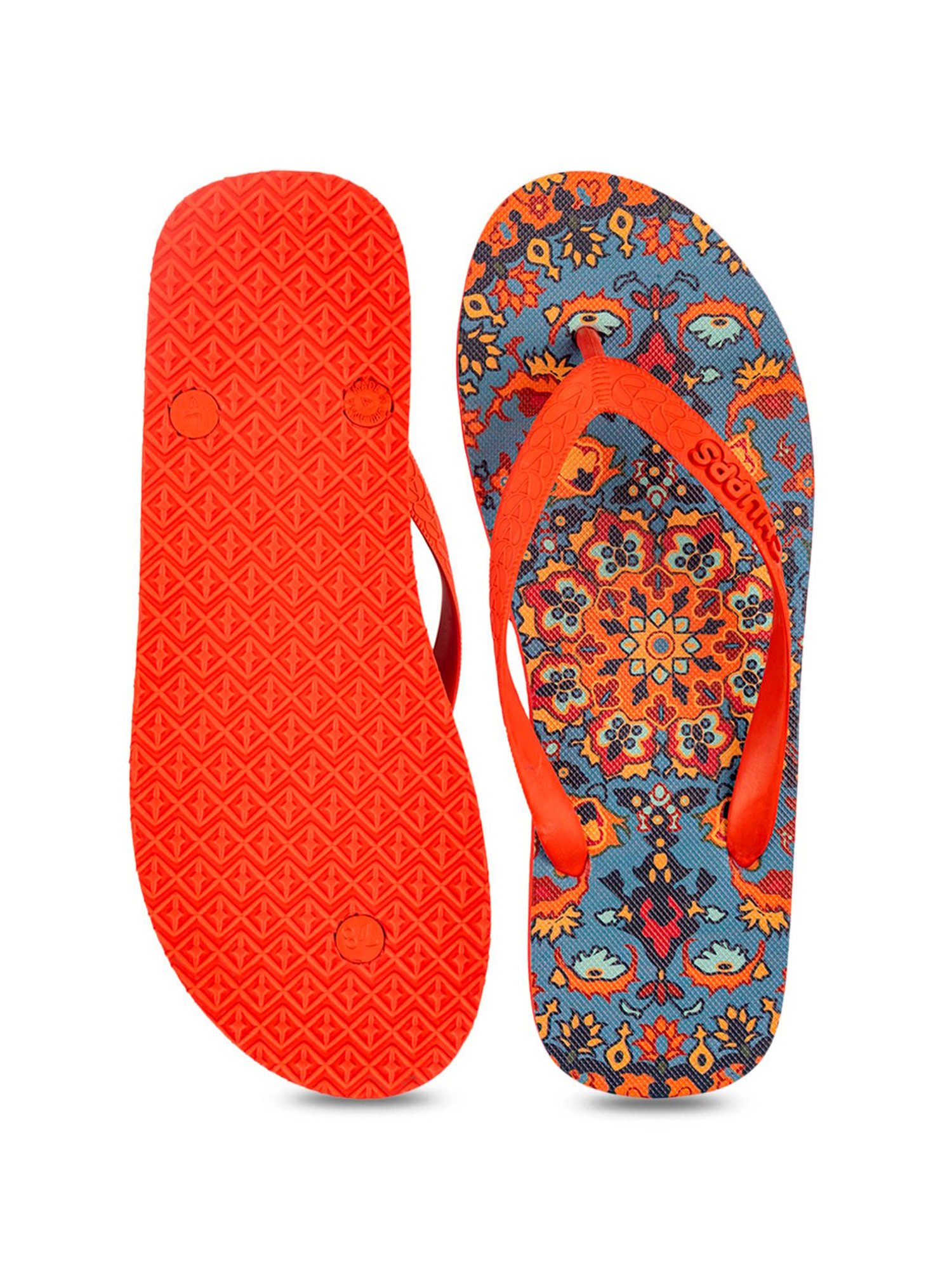 Chupps Women's Red Flip Flops