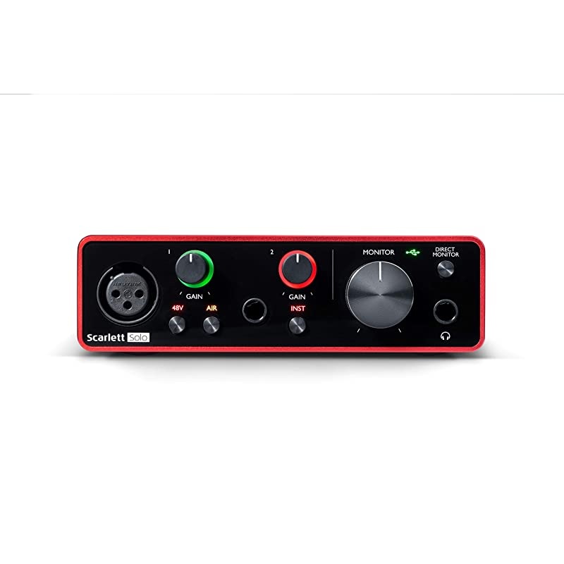 Scarlett Solo (3rd Gen) USB Audio Interface with Pro Tools | First