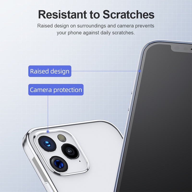 For iPhone 12 Pro Max Case Cover, Drop Proof, Anti-Scratch, Dust-Proof, Clear Bumper Full Body Protection Defender Armor Case(Black)