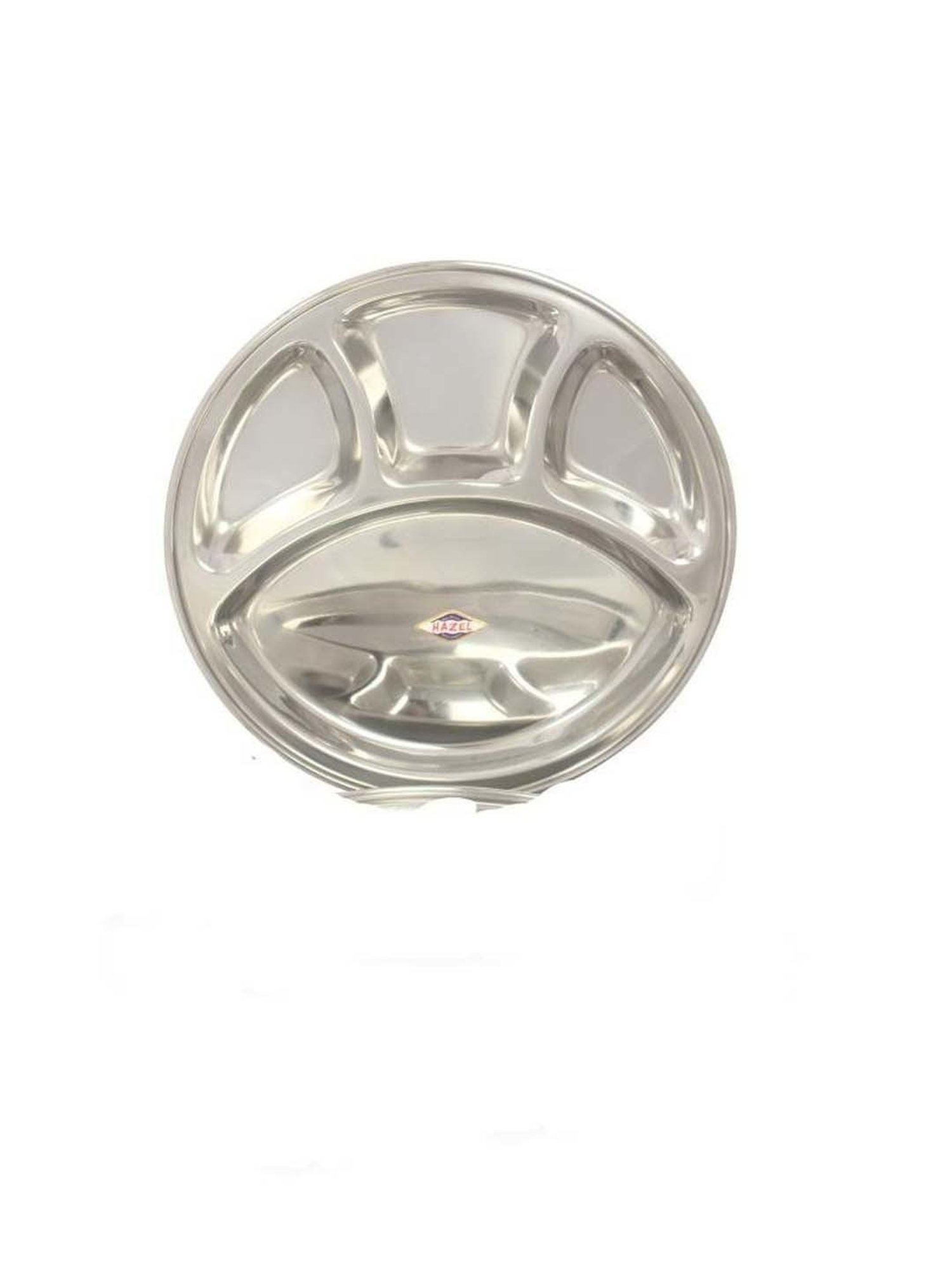 Pure Home and Living Transparent Glass Textured Dinner Plates