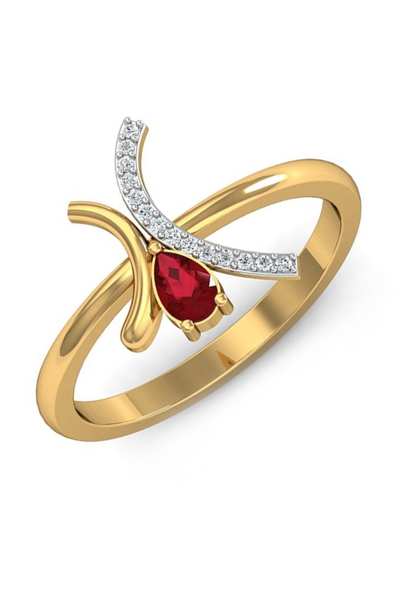 Sri Jagdamba Pearls 18 kt Gold & Diamond Ring