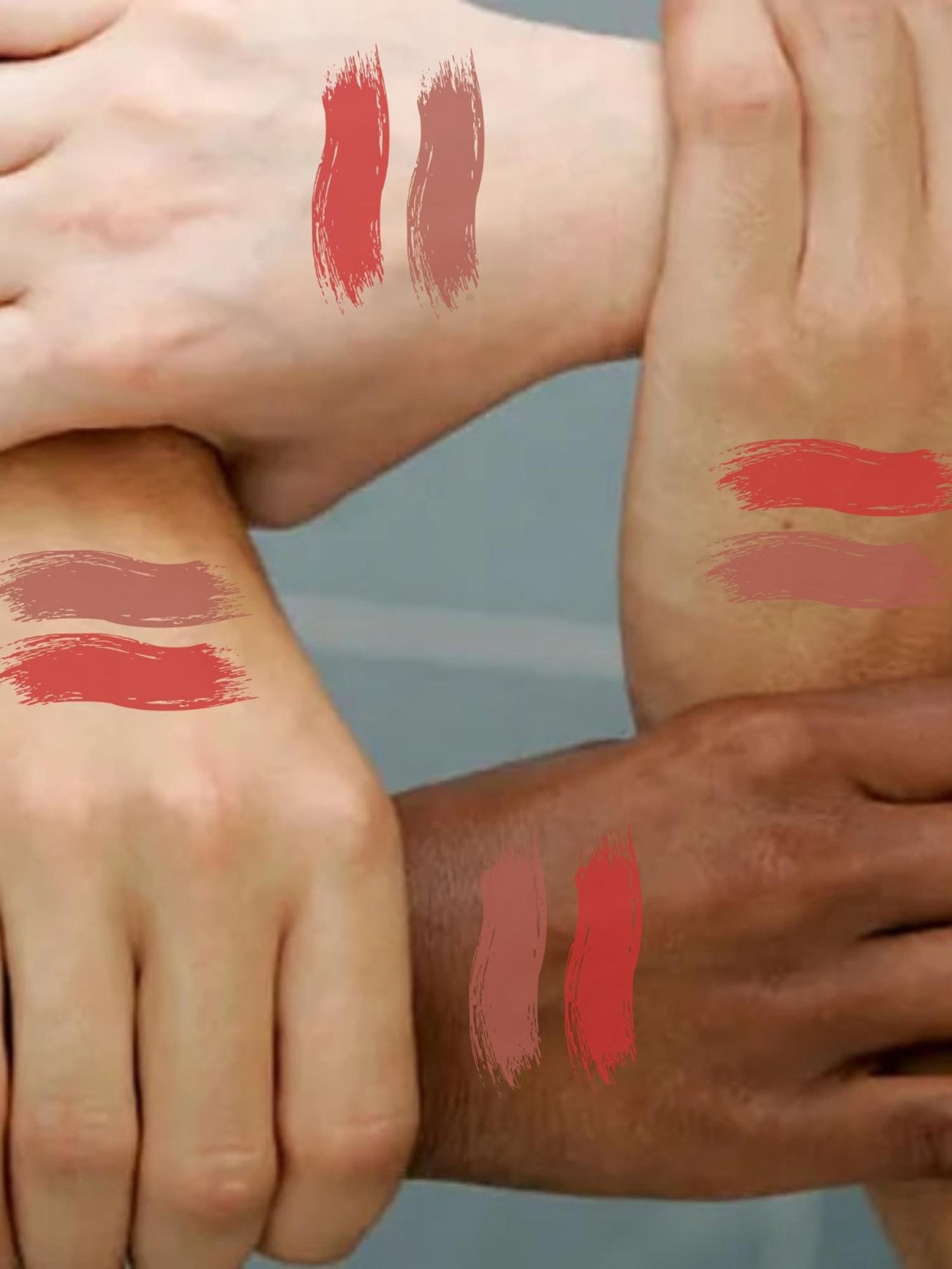 KINDED Liquid Lip Colour 03 Vermilion Red & 05 Rust Crust Combo