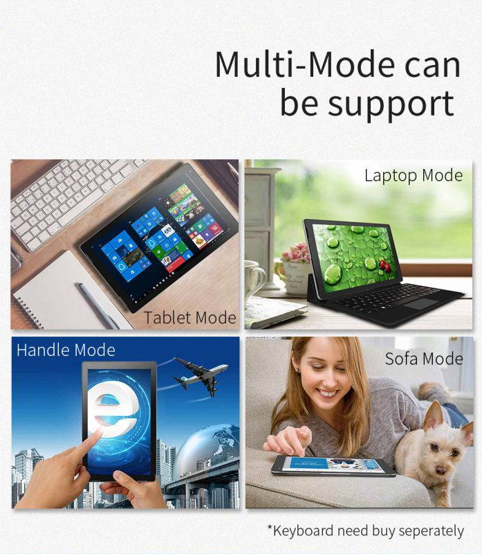 Jumper EZpad 7 Tablet 10.1 inch IPS Screen 4GB RAM 128GB Win10 Intel X5-Z8350 Quad Core 1920x1200 FHD+