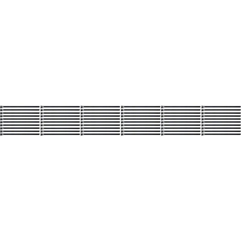 Wheels Manufacturing Reuseable Zip Tie Black 6" 100 Count