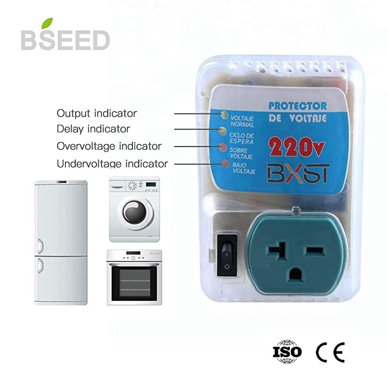 Surge Protector Voltage Home Appliance US Plug Brownout Outlet 220 V 4400 WATTS 1 PACK