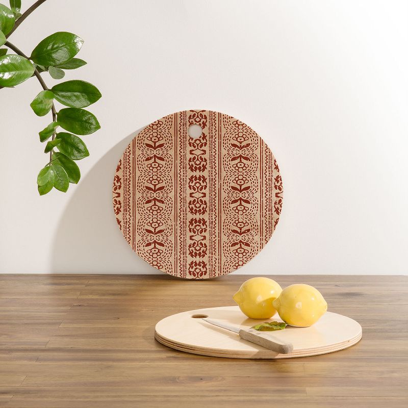 Picnic at Ascot Bamboo Butcher Block  13" x 13"