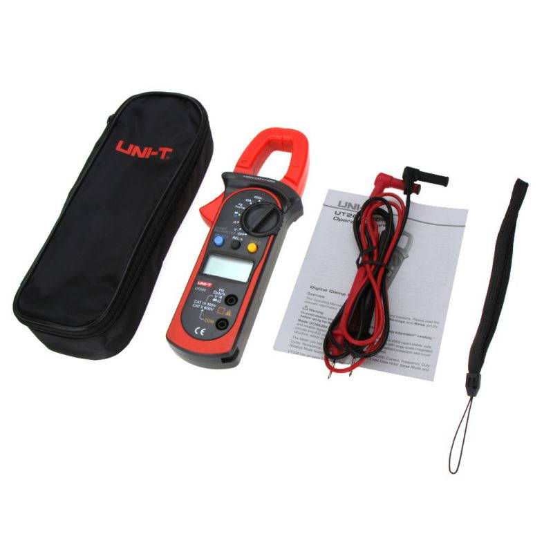 UNI-T UT203 400A AC/DC Auto Range Digital Clamp Multimeter w/Voltage Resistance Frequency Test