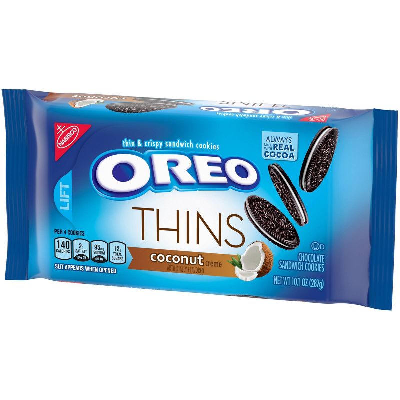 Oreo Thins Coconut Creme Chocolate Sandwich Cookies - 10.1oz