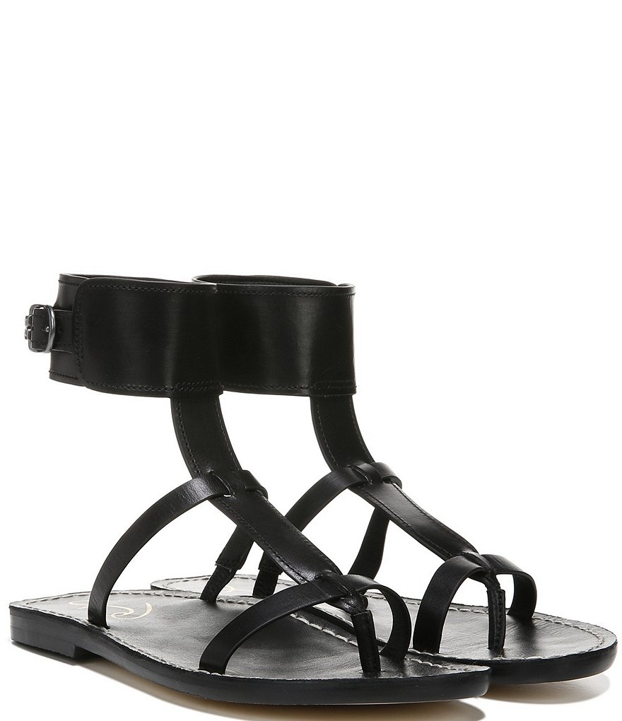 Sam Edelman Mollie Leather Ankle Band Thong Sandals