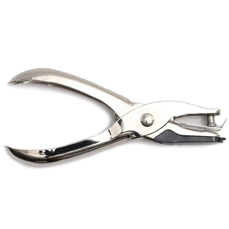 Business Source Heavy-duty 3-hole Punch - Black