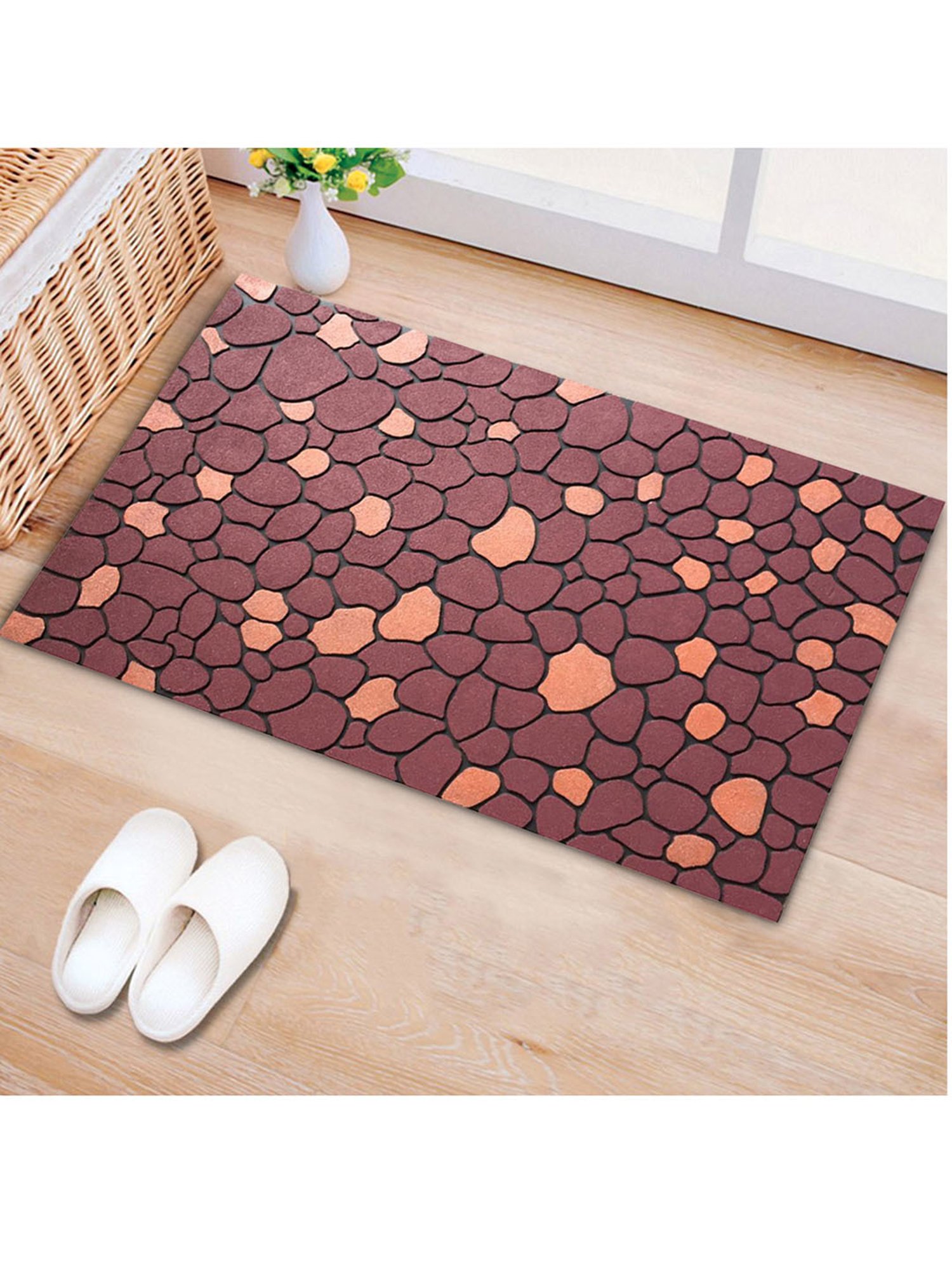 Freelance Grey PVC Set of 1 Door Mats