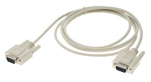 CableMax 6ft. Male to Male DB9 Data Cable, Serial Cable 9-Connductor Molded Shielded Cable