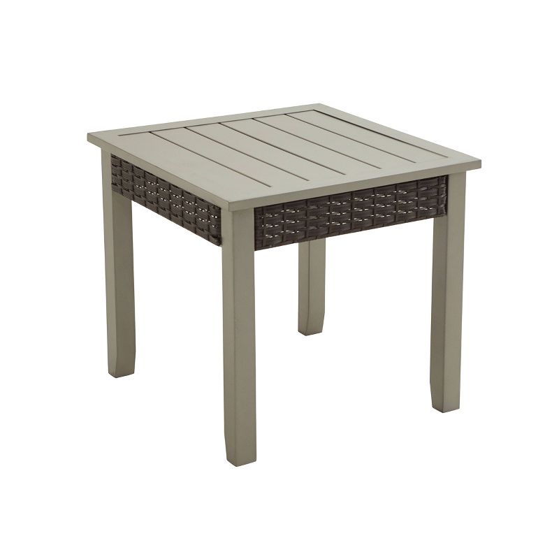 Wood Fiber Clay Patio Accent Table - Olivia & May