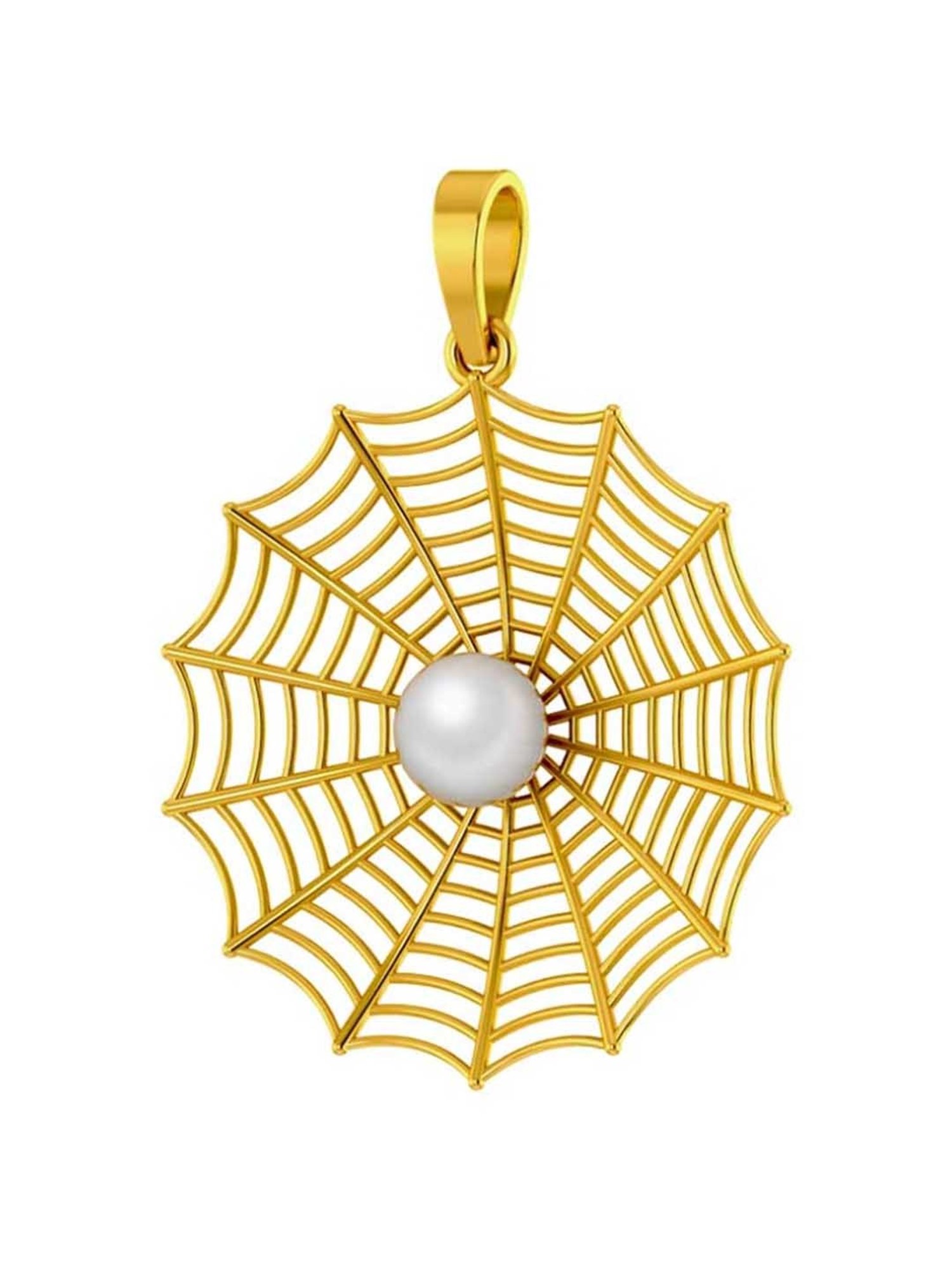 P.C. Chandra Jewellers 14k Yellow Gold Fun Filigree Pendant