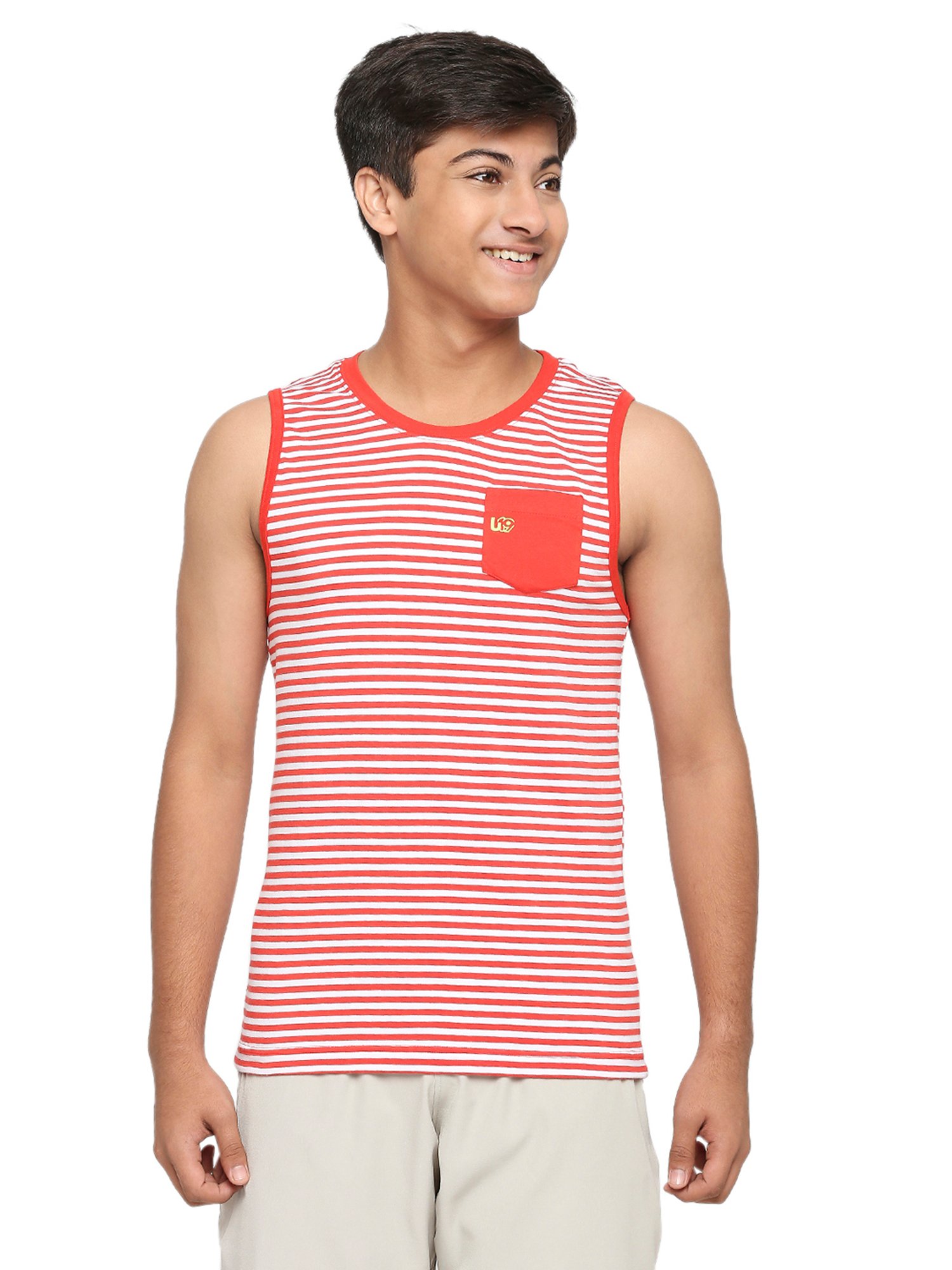 Dyca Boys Assorted Printed Vest (Pack Of 4)