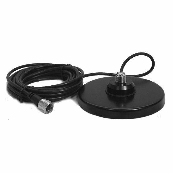 Browning BR-354 5" Magnetic Antenna Mount w/ PL-259 Male For PL-259 Antennas