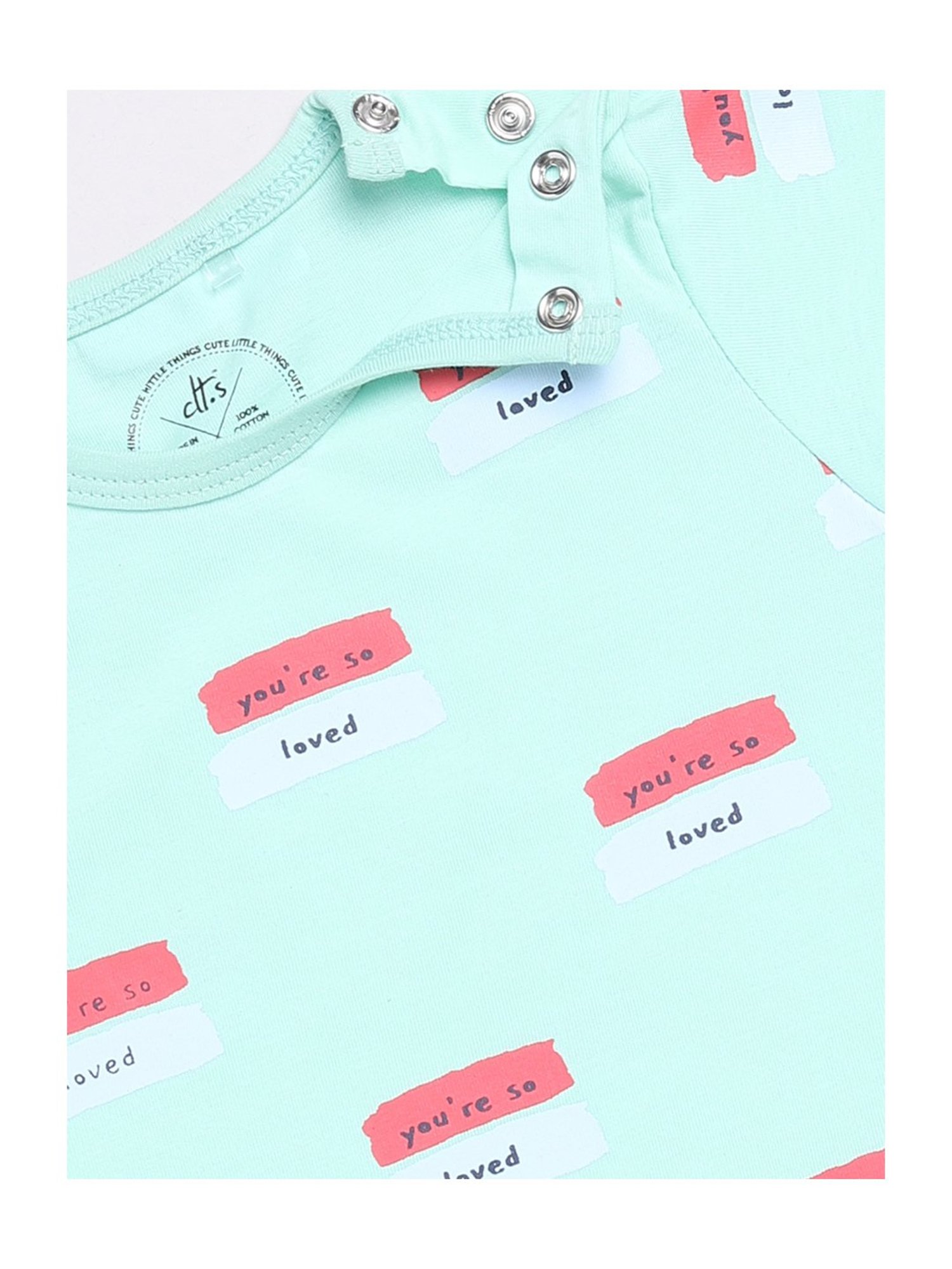 Clt.s Boys Light Blue Printed T-Shirt with Pants