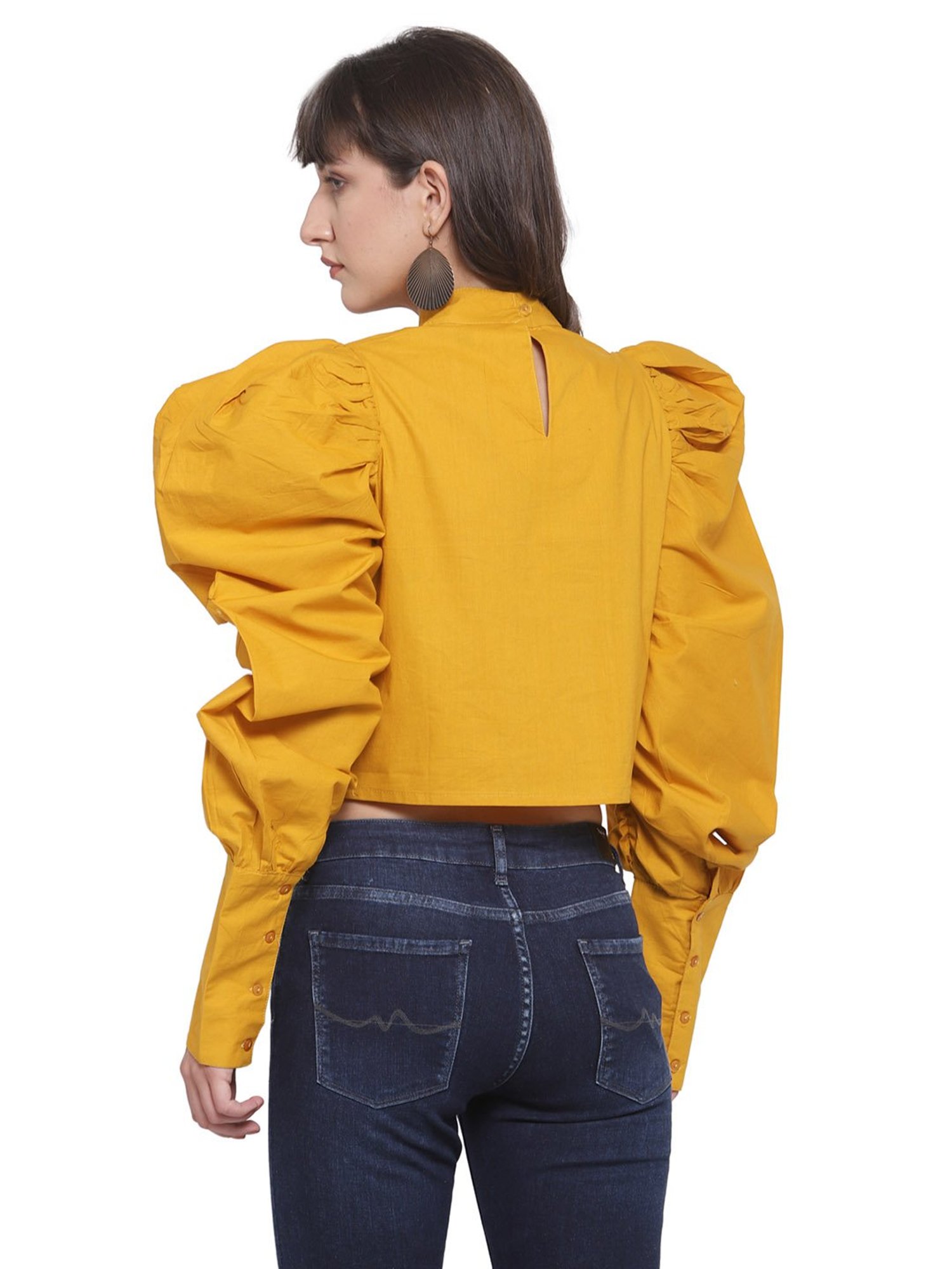 Melon by PlusS Yellow Cotton Top