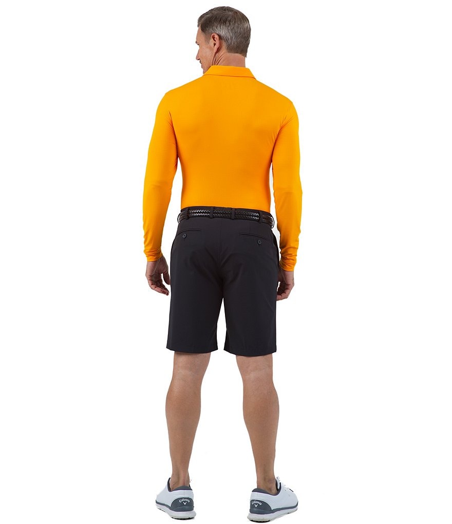 IBKUL Long-Sleeve Ice Fil&reg; Polo Shirt