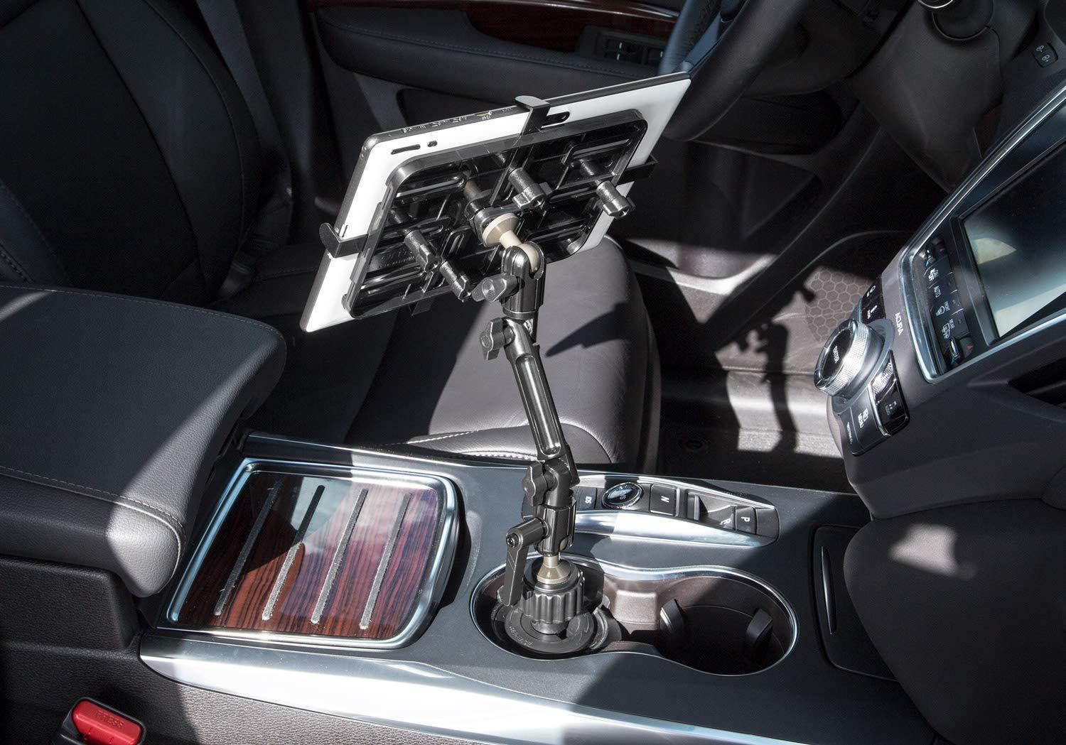 Mount-It! Car Cup Holder Ipad Tablet Stand | Fits 7-11 Inch Screen Sizes