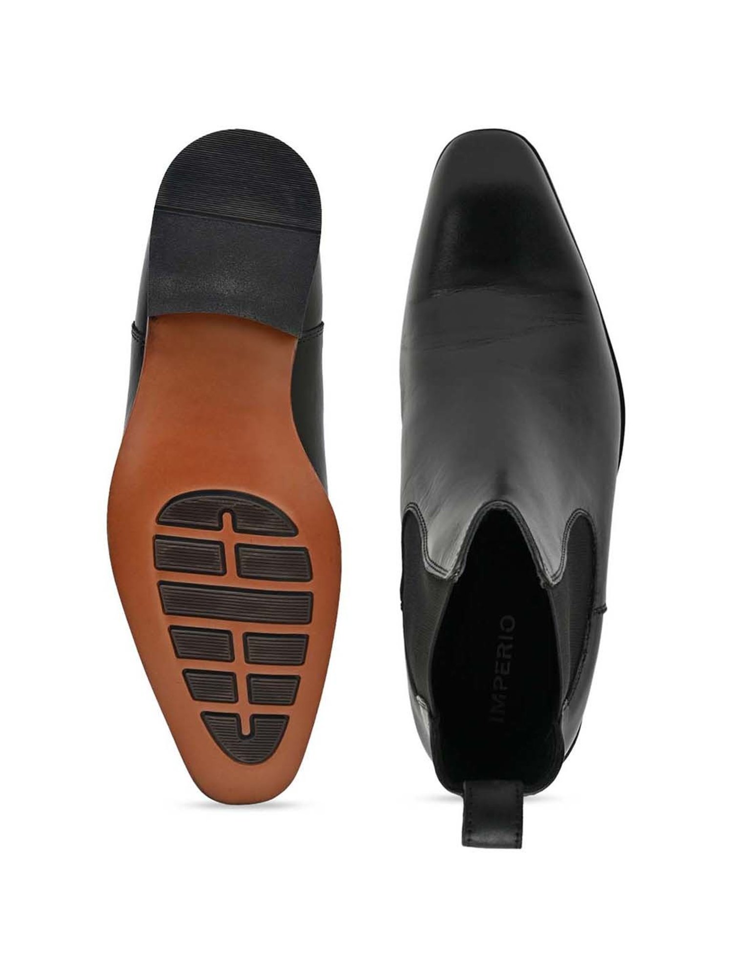 Imperio by Regal Men's Black Chelsea Boots