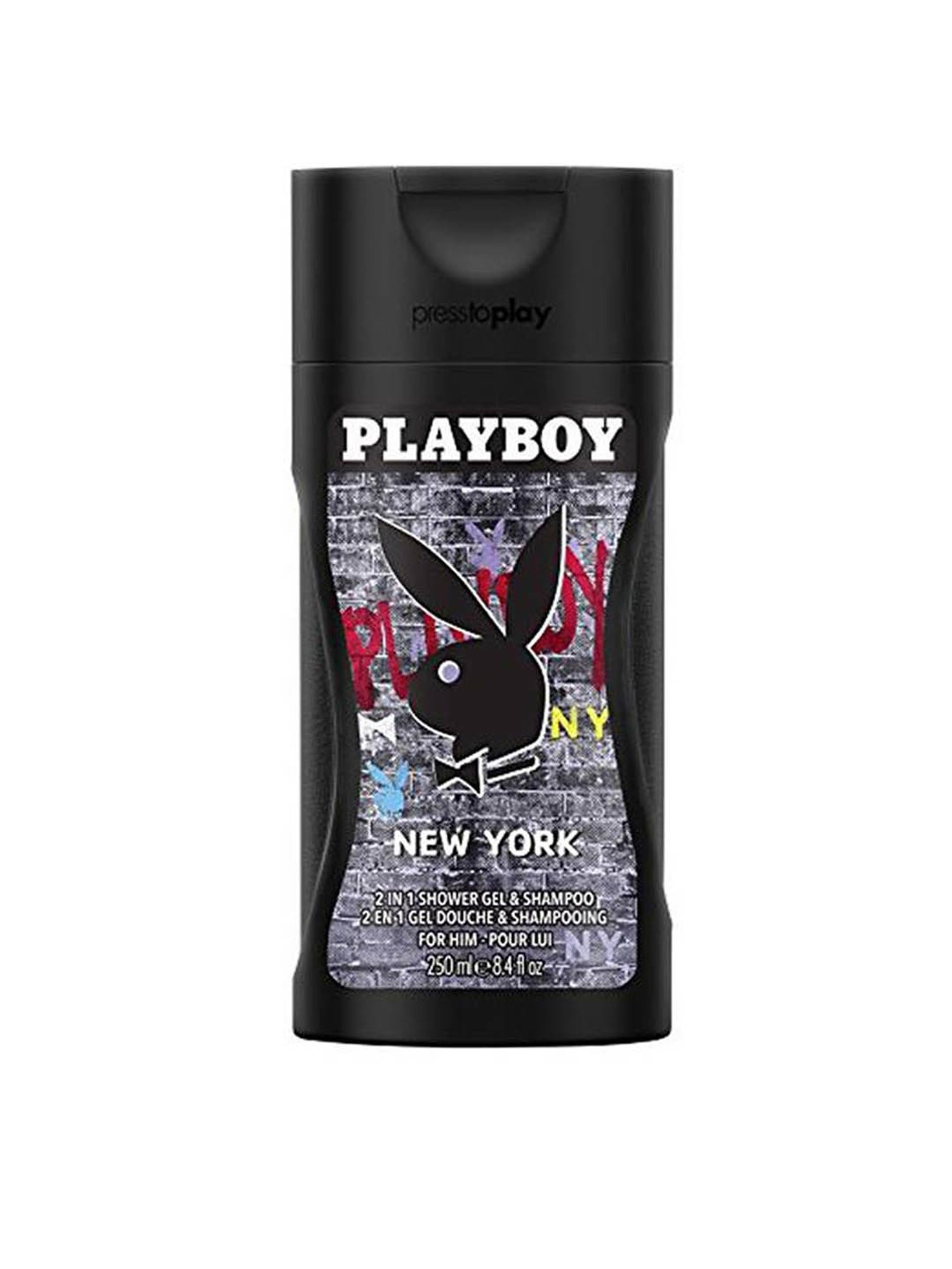 Playboy New York Shower Gel and Shampoo for Men - Pack of 2