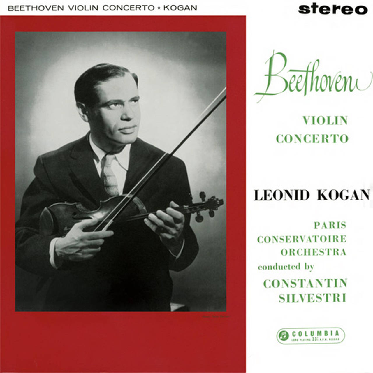 Beethoven Violin Concerto in D Major 180g LP (Vinyl)