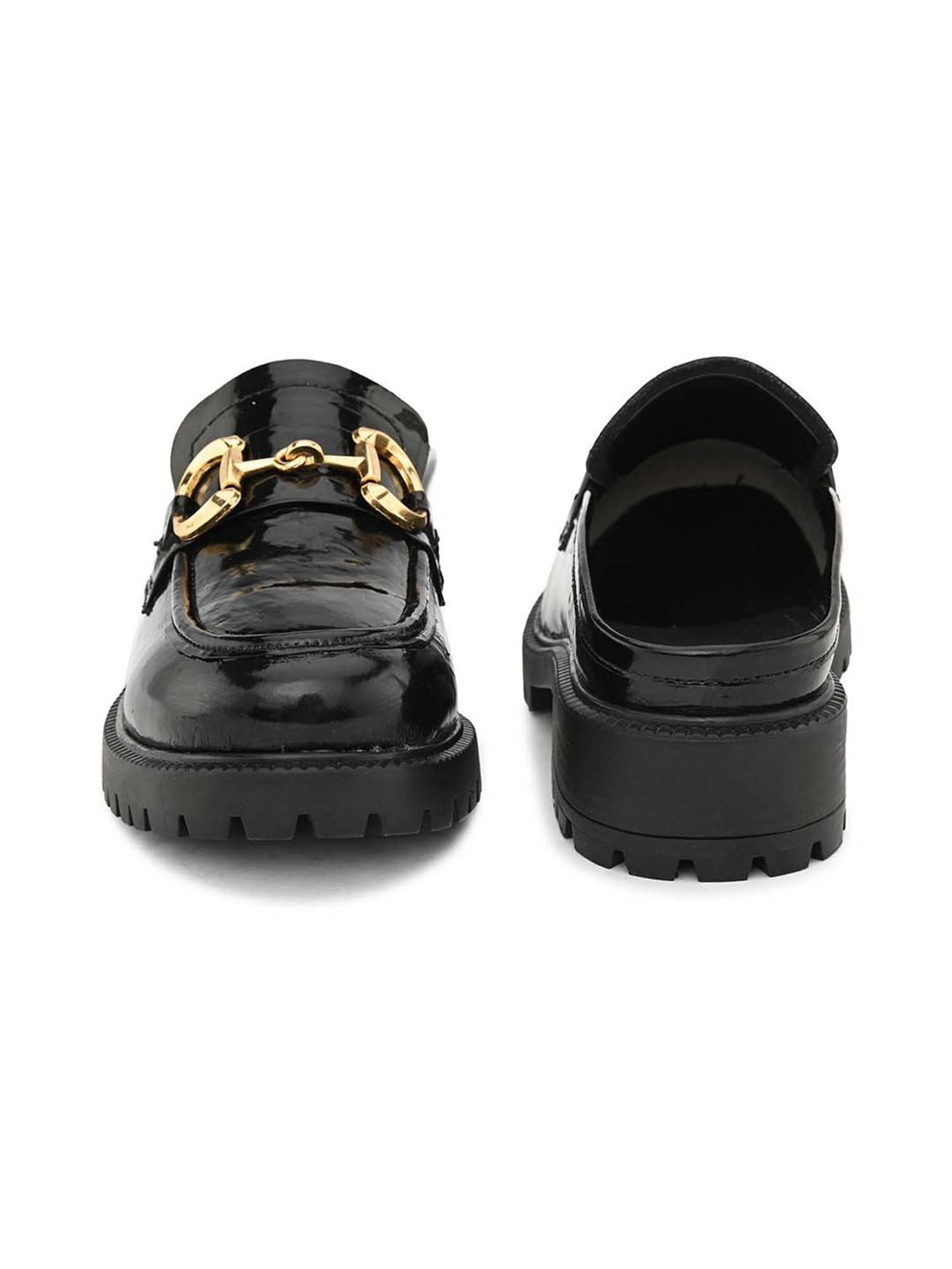 Carlo Romano Women's Black Mule Shoes