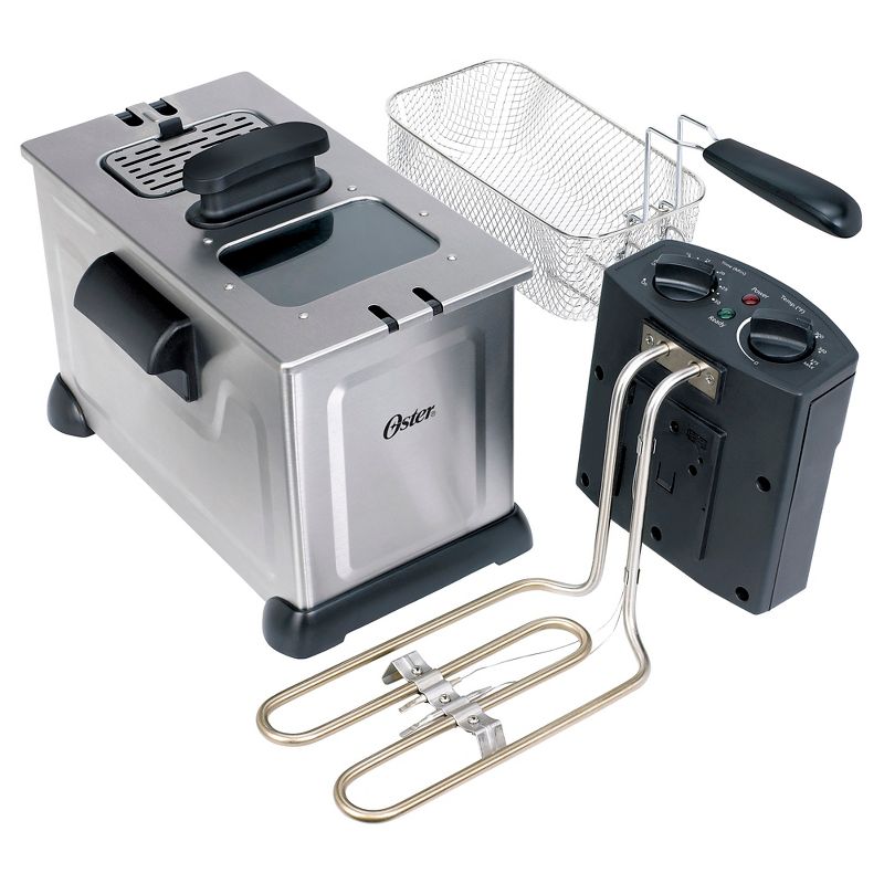 Oster 3.7qt Deep Fryer - Stainless Steel CKSTDFZM37