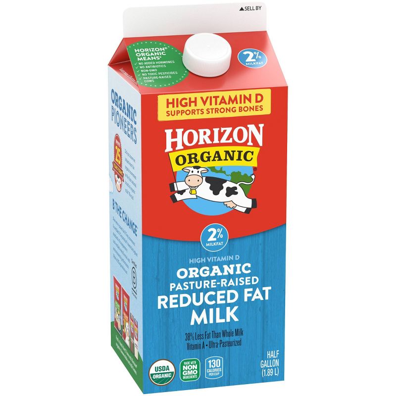 Horizon Organic 2% Milk - 0.5gal