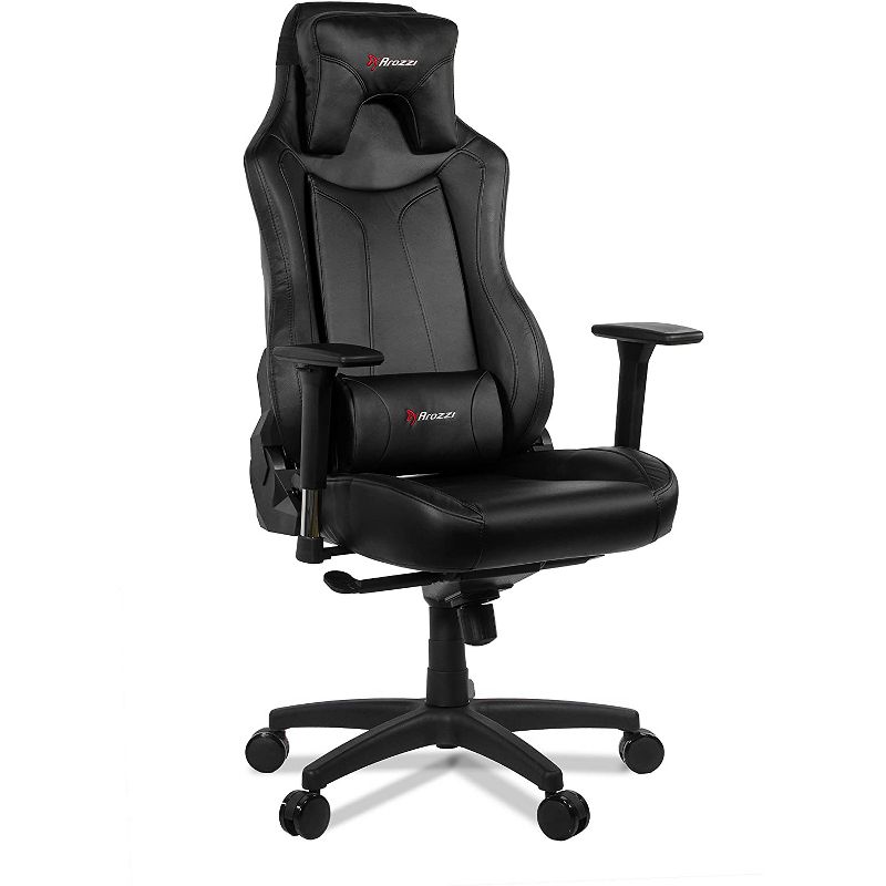 Arozzi Vernazza Series Super Premium Pleather Gaming Chair, Black (VERNAZZA-BK)