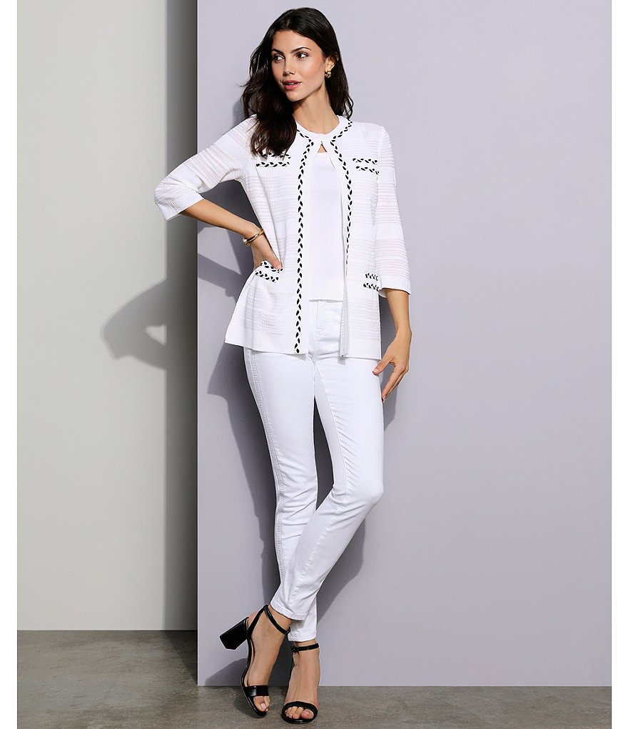 Ming Wang Scoop Neck Sleeveless Washable Tank