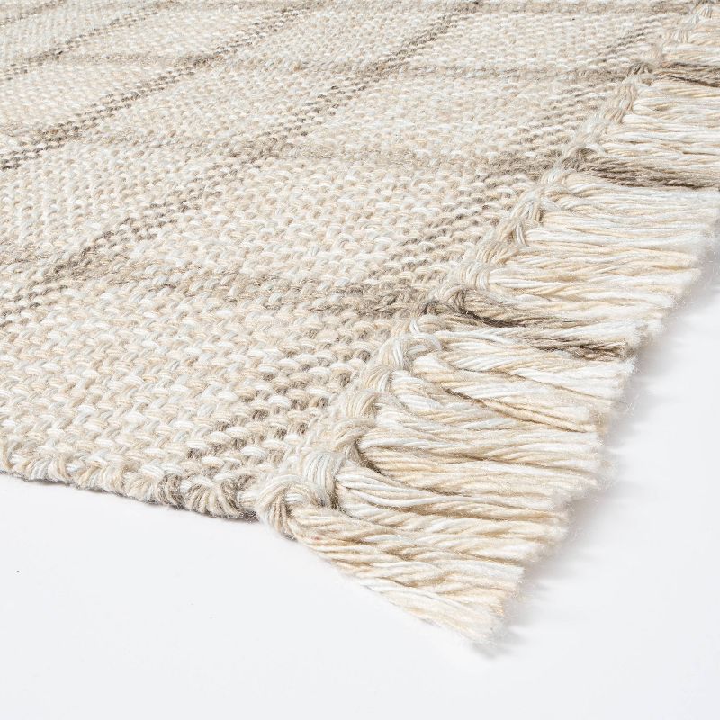 7'x10' Jute Braided Flatweave Braided Rug Tan - Threshold™