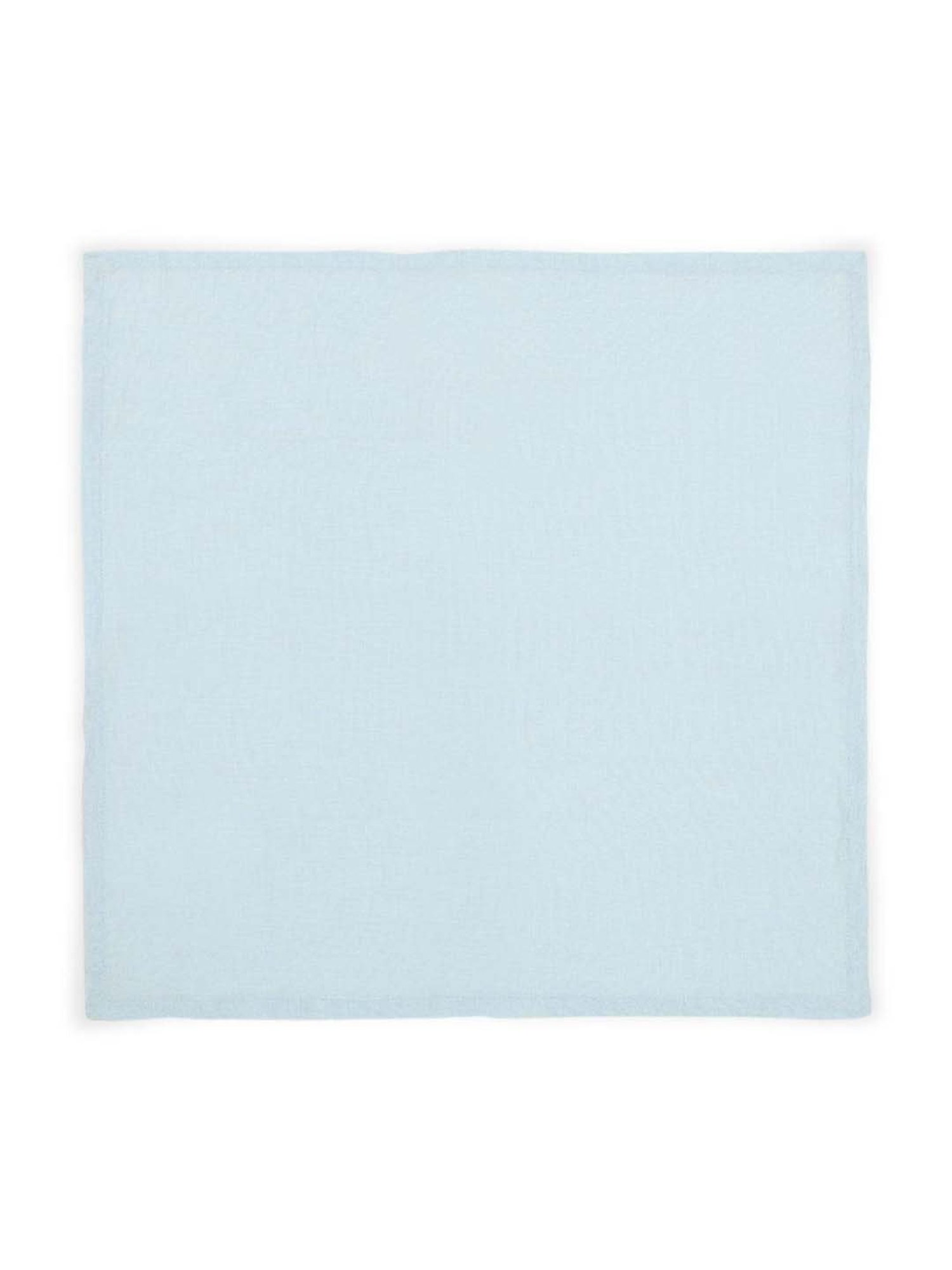 Home4U 'SUBTLE' Sky Blue Linen 50 cm Napkin - Set of 4