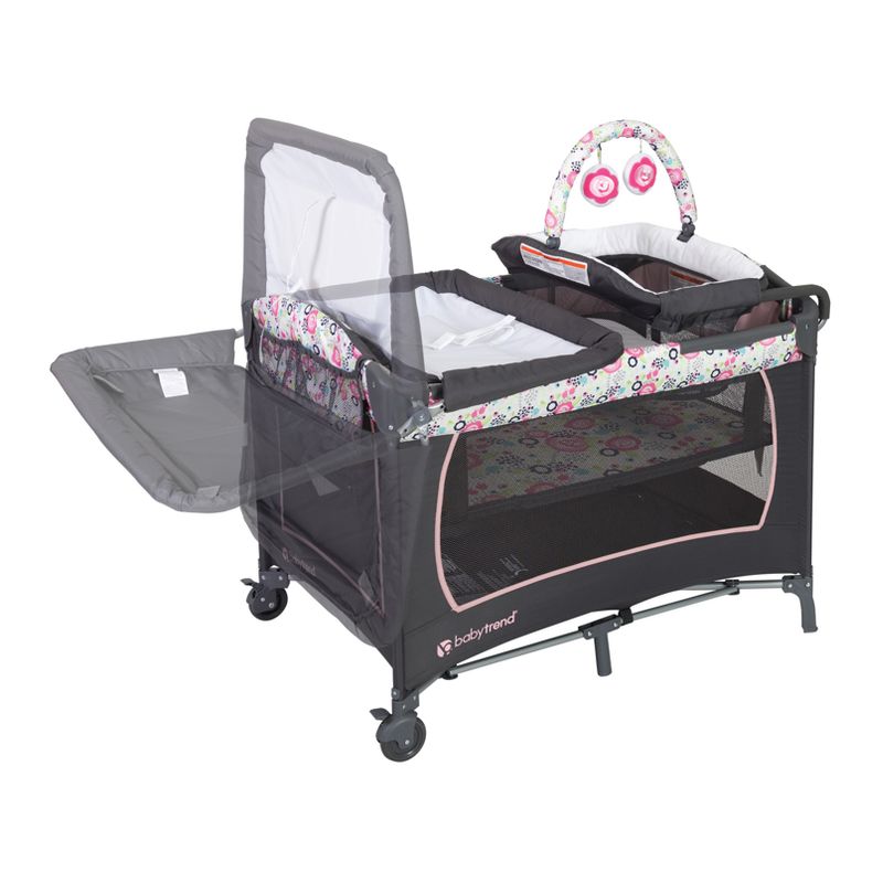 Baby Trend Lil Snooze Deluxe Nursery Playard - Flora