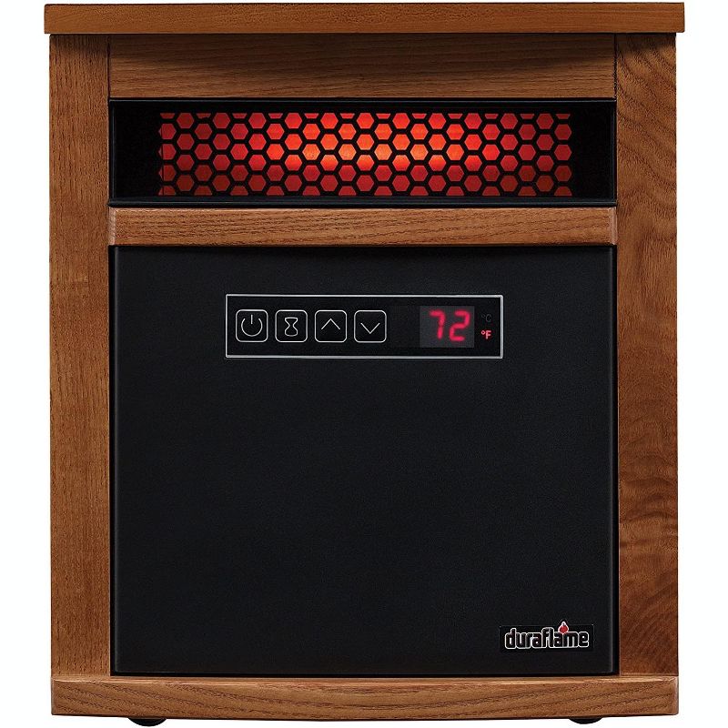 Duraflame Dixie 1,000 Sq. Ft. Portable Infrared Heater in Oak- 9HM8101-O142